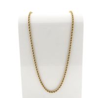 8 Karat Twisted Link Chain