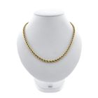 Image 1 of Gold twisted link chain