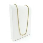 Image 3 of Gold square king link necklace