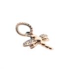 Image 3 of Pandora Moments dangle charm; Rose gold plated; Dragonfly
