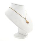 Afbeelding 5 van Bicolor gouden hanger van roos