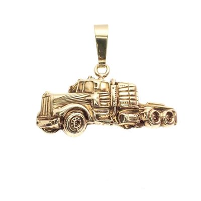 Image 1 of Gold pendant of a truck
