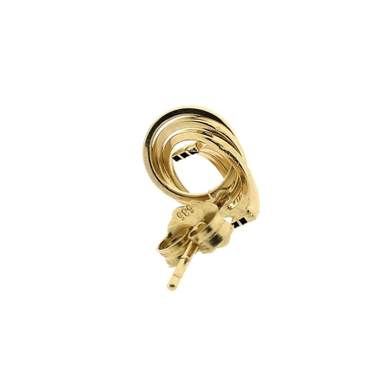 Image 8 of Gold stud earrings as a button