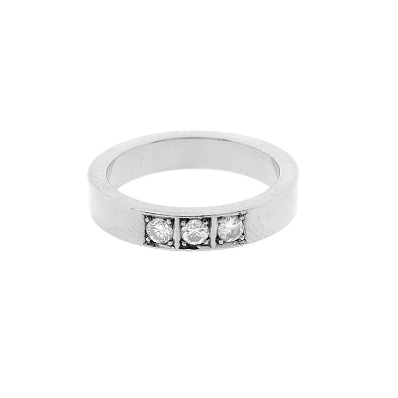 Image 7 of White gold ring with diamonds