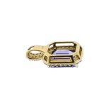 Image 4 of Gold pendant set with tourmaline and sapphire