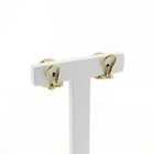 Image 4 of Gold pearl clip-on earrings