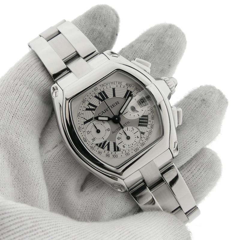 Image 5 of Cartier Roadster XL Chronograph 2618; Automatic men's watch