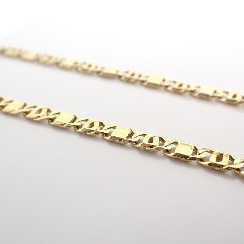 Image 3 of 18K Gold Figaro Chain | 51 cm