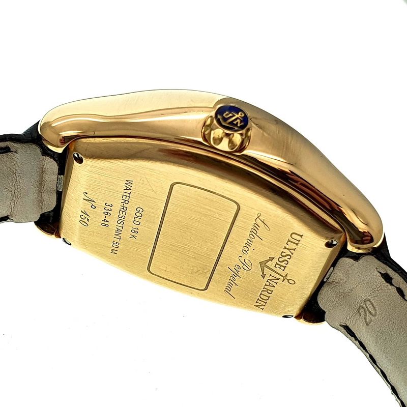 Image 4 of Ulysse Nardin Ludovico; 18k rose gold men's watch with perpetual calendar
