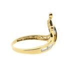 Image 8 of Gold ring with zirconia