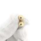 Image 11 of Gold subtle stud earrings | Sphere