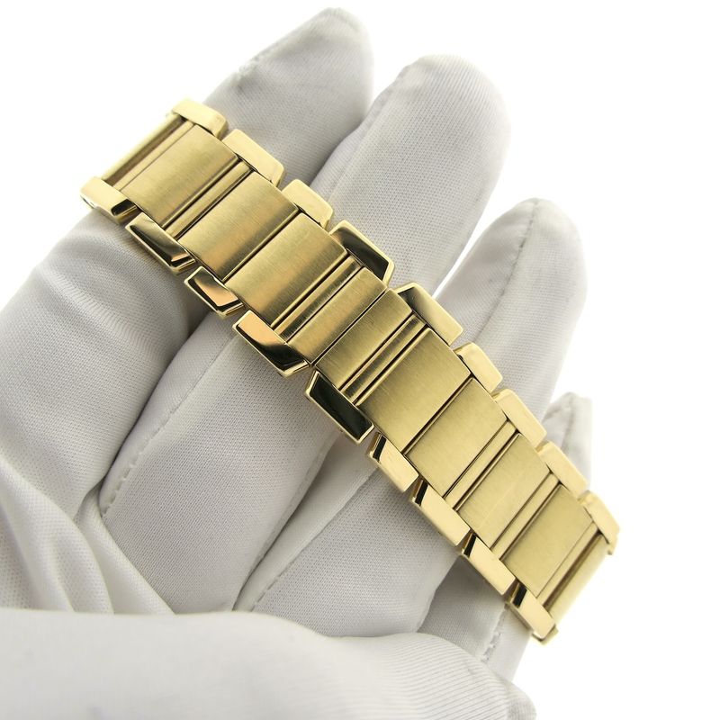 Image 9 of Cartier Tank Française 'Large' 1840; Automatic 18k gold watch