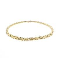 Gold king's link bracelet | 20.5 cm