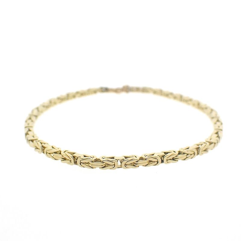 Image 1 of Gold king's link bracelet | 20.5 cm