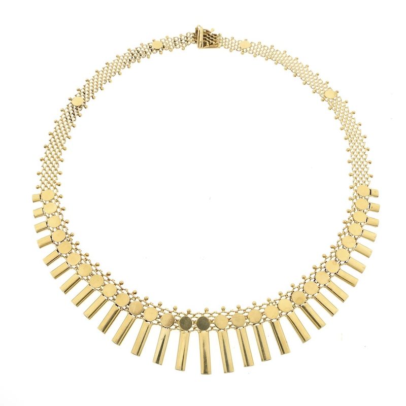 Image 6 of Vintage gold Cleopatra link chain