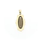 Image 5 of Vintage gold pendant with smoky quartz