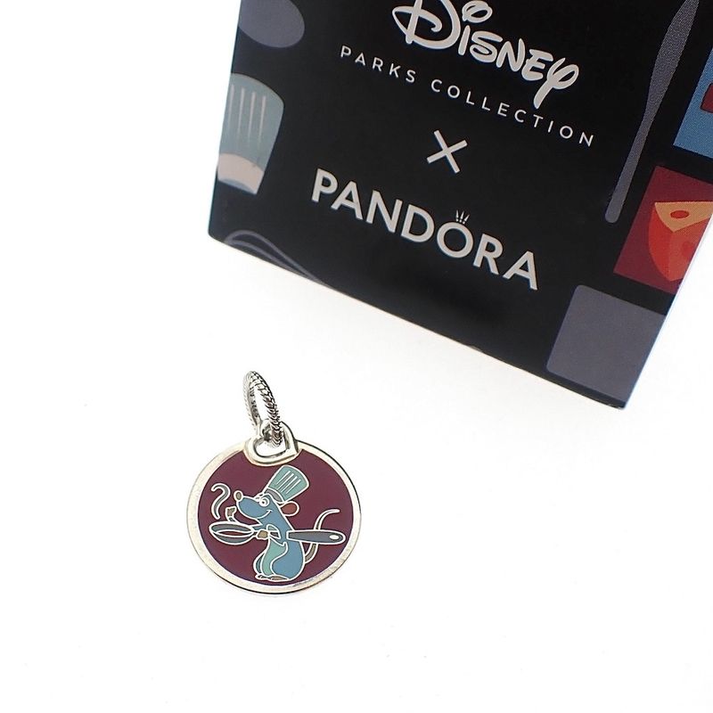 Image 3 of Pandora x Disney charm; Silver; Chef Remy