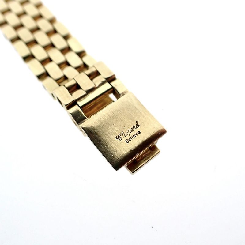 Image 9 of Chopard Happy Diamonds; Gouden dameshorloge met diamanten