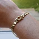 Image 11 of Gold Bismarck link bracelet | 19.5 cm