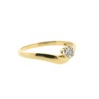 Image 5 of Gold solitaire ring with diamond | 0.02 ct.