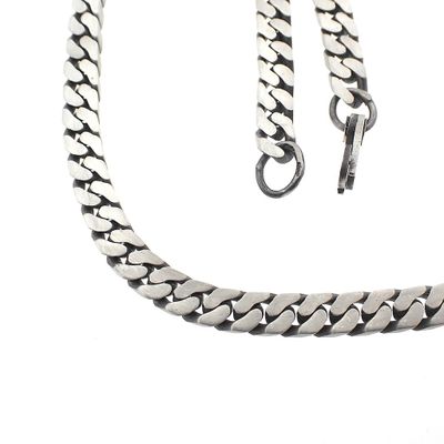 Image 1 of Silver robust gourmet link chain | 45 cm