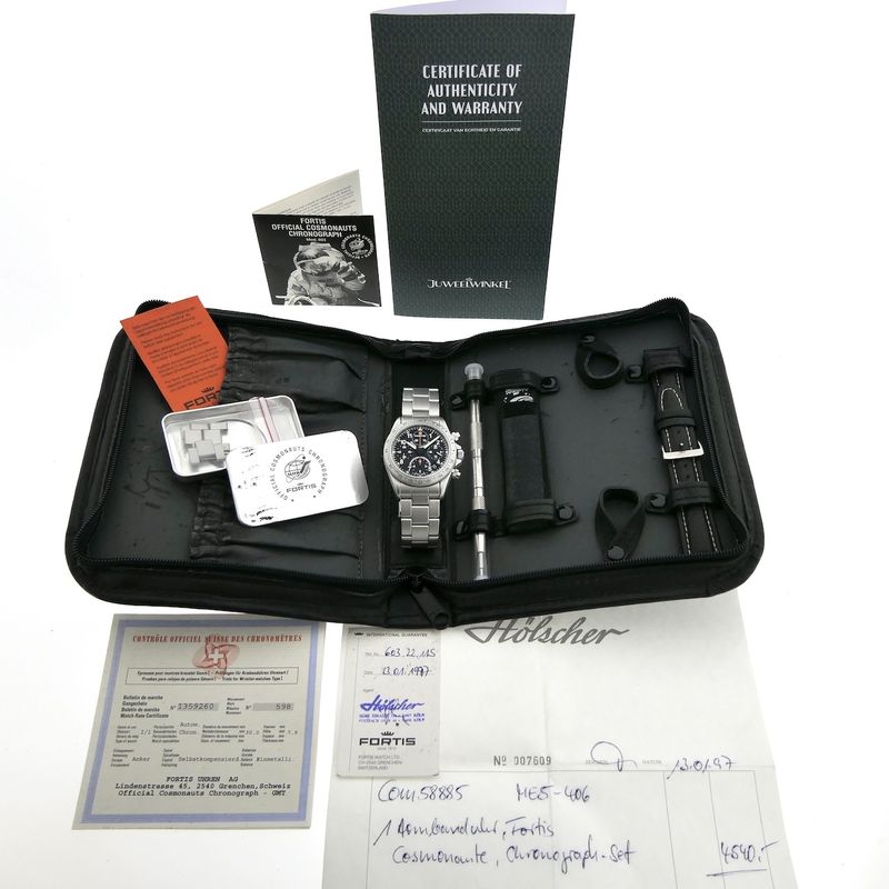 Image 14 of FORTIS Official Cosmonauts Chronograph 603.22.151; Automatic men's watch