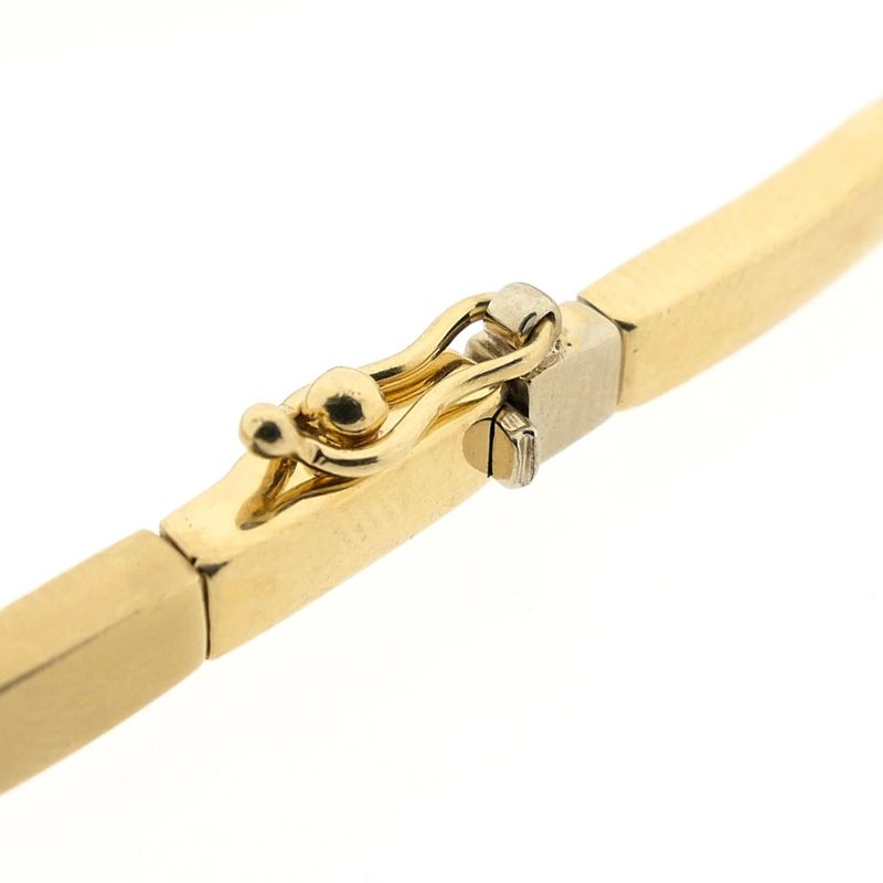 Image 5 of Gold bar link bracelet