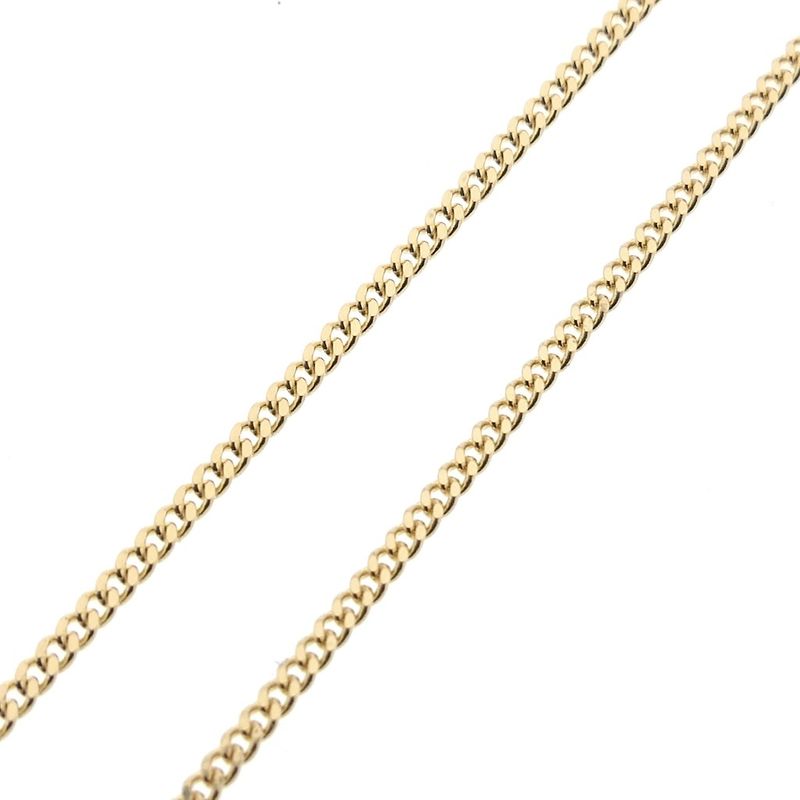 Image 5 of Gold gourmet link chain | 60 cm