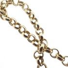 Image 3 of Gold jasseron link bracelet | 22 cm