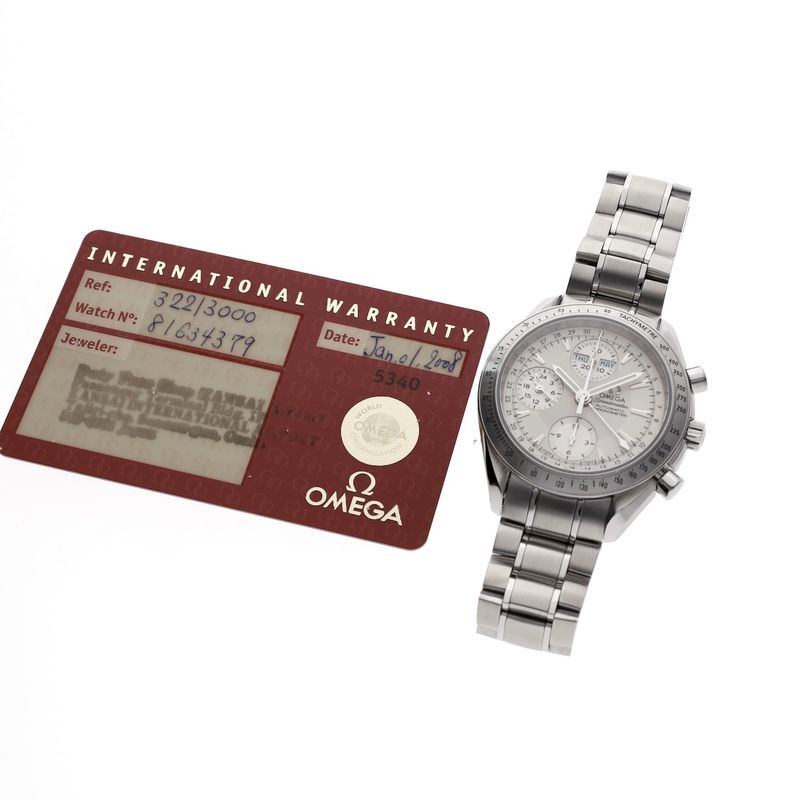 Image 18 of Omega Speedmaster Day-Date Chronometer 3221.30.00; Automatic men's watch