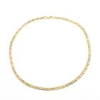 Image 5 of Tricolor gold men's necklace.