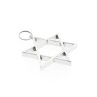 Image 3 of Silver pendant of a Star of David
