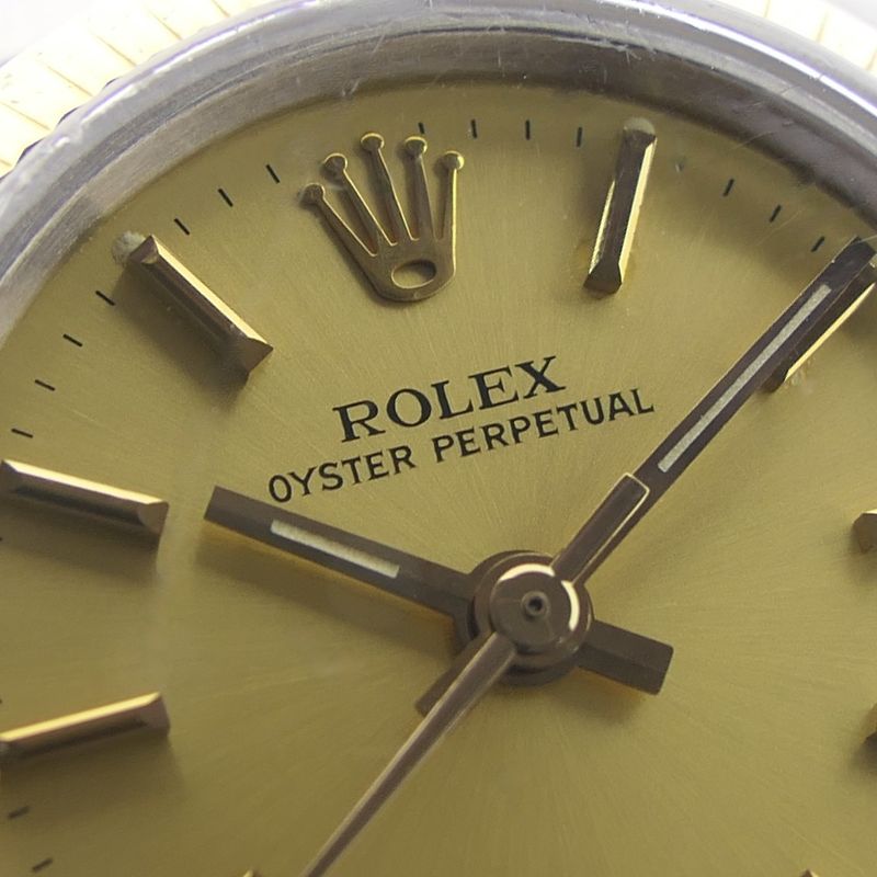 Image 7 of Rolex Oyster Perpetual 6719; Vintage gold/steel ladies' watch