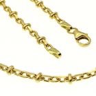 Image 2 of Golden fantasy anchor link chain | 45 cm