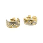 Image 6 of Two-tone gold stud earrings