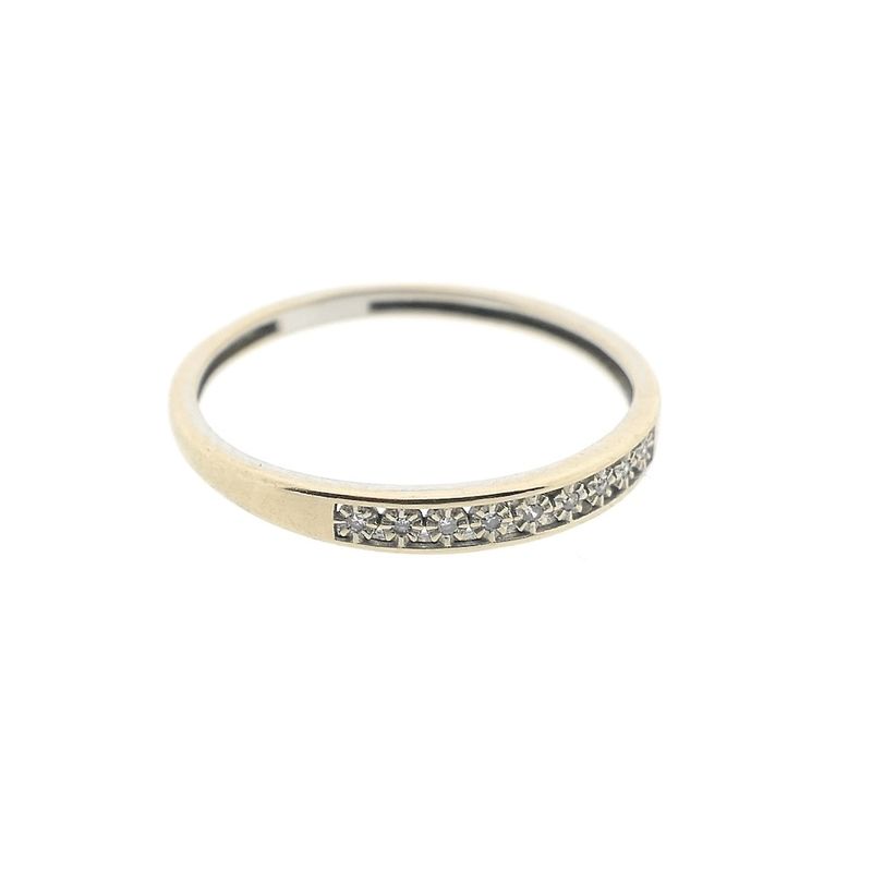 Image 9 of Gold ring/sliding ring with diamond | 0.045 ct.