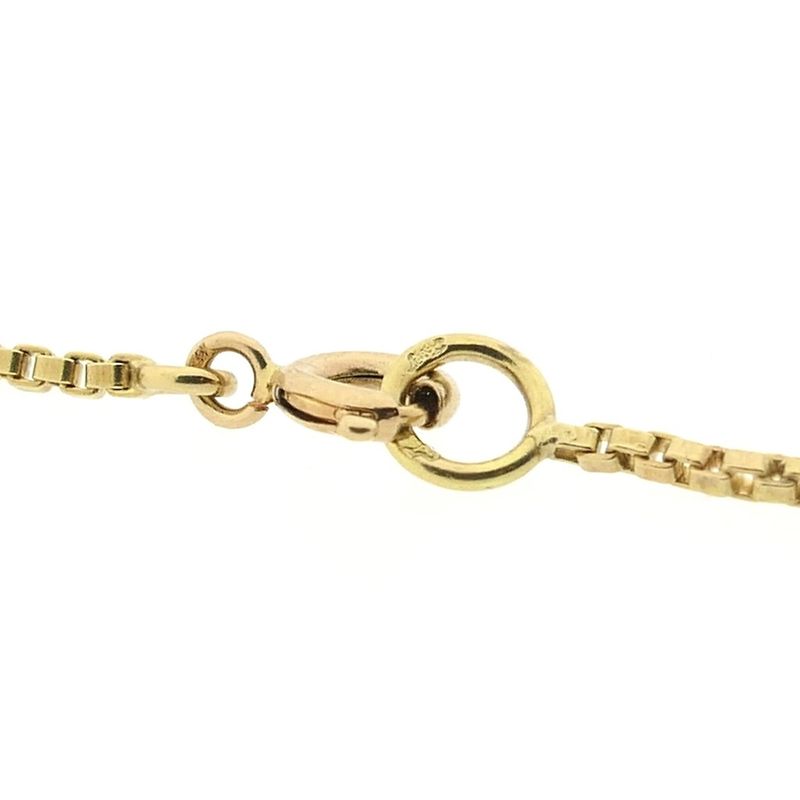 Image 5 of Antique gold necklace with garnet stones | 45.5 cm