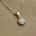 Image 4 of Gold pendant with diamond 0.05 ct.