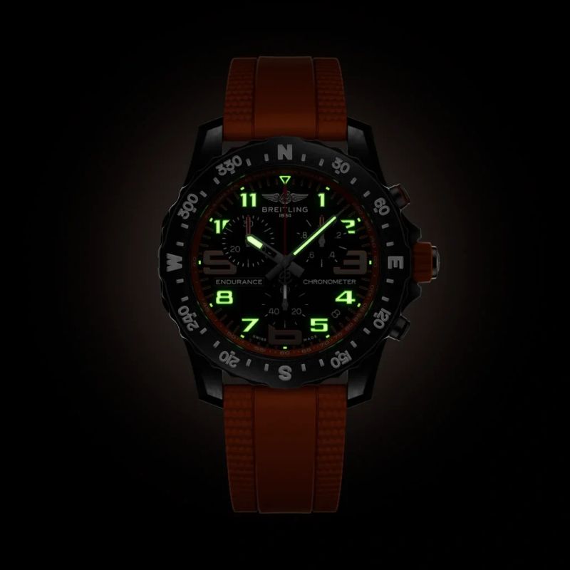 Image 10 of Breitling Endurance Pro 'Orange' X82310; Chronograph men's watch
