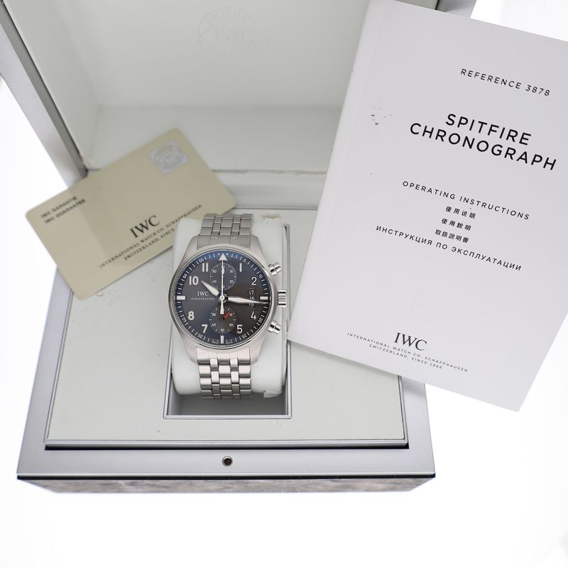 Image 20 of IWC Spitfire Chronograph IW3878-04; Automatic men's watch