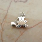 Image 2 of 18 carat white gold pendant of a (teddy) bear