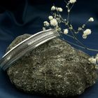 Image 2 of Silver cable-knit bracelet | Ø 67 mm