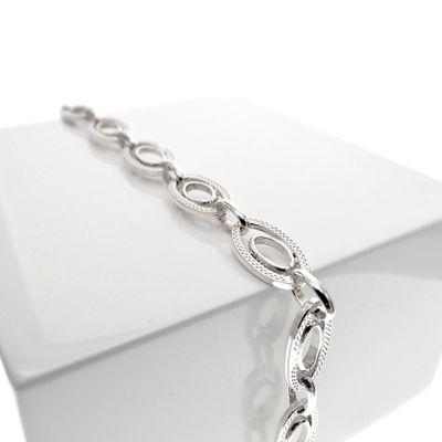 Image 2 of Silver fantasy link bracelet | 18.5 cm