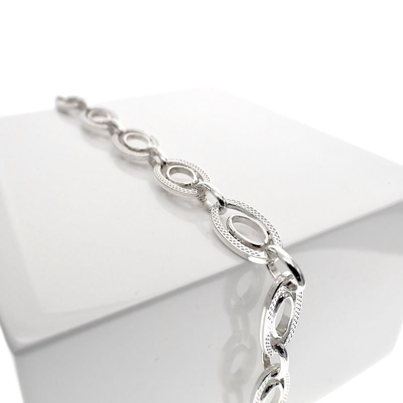 Image 2 of Silver fantasy link bracelet | 18.5 cm