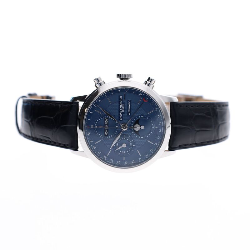 Image 5 of Baume Mercier Classima 'Full-Calendar' Moonphase MOA10784; Automatic Men's Watch