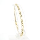 Image 1 of Gold Figaro link bracelet