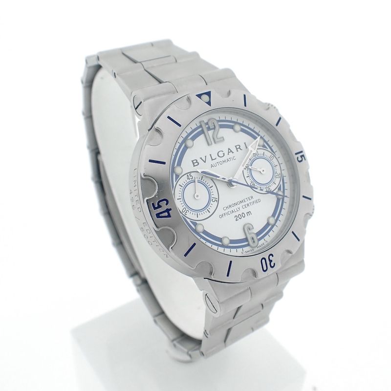 Image 3 of Bvlgari Diagono 'Nautor's Swan'; Limited Edition Chronograph Watch