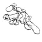 Image 7 of White gold snake link chain; 52 cm | Midas