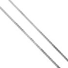 Image 6 of Thin white gold S-link necklace | 42 cm
