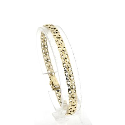 Image 1 of Gold gourmet link bracelet